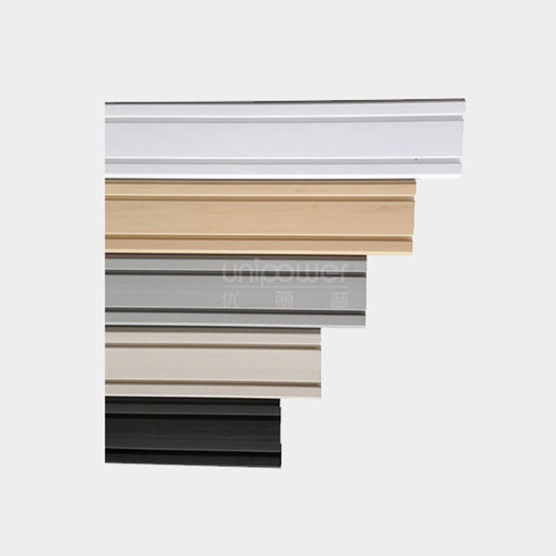 Painéis de parede plásticos ambientais impermeáveis ​​internos da veneziana do Pvc de Slatwall únicos