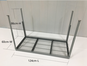 Sistema de armazenamento profissional Unipower Rack ajustável suspenso montado na parede