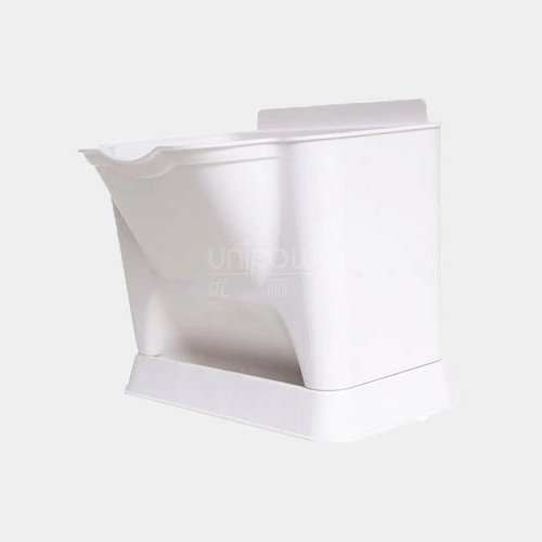 Vasos de flores verticais de plástico montados na parede para plantador de jardim pendurados