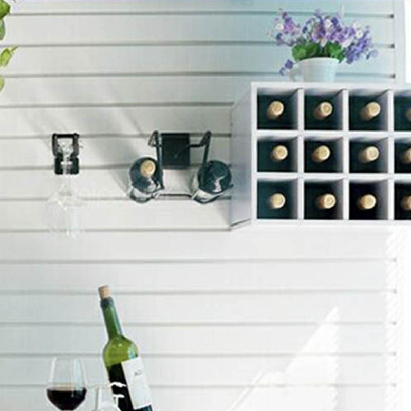 Tampa do painel Slatwall da guarnição da extremidade dos acessórios do painel de Slatwall do Pvc da fábrica