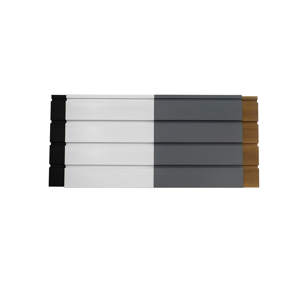 Painéis versáteis de pvc slatwall para armazenamento de garagem