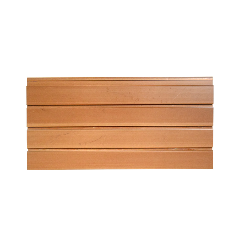 Painel Slatwall impermeável de plástico para armazenamento doméstico durável de garagem de alta qualidade 