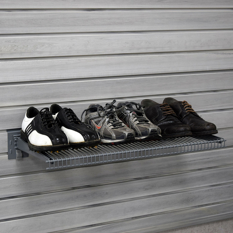 Prateleiras de malha de arame de metal duráveis ​​para montagem de parede