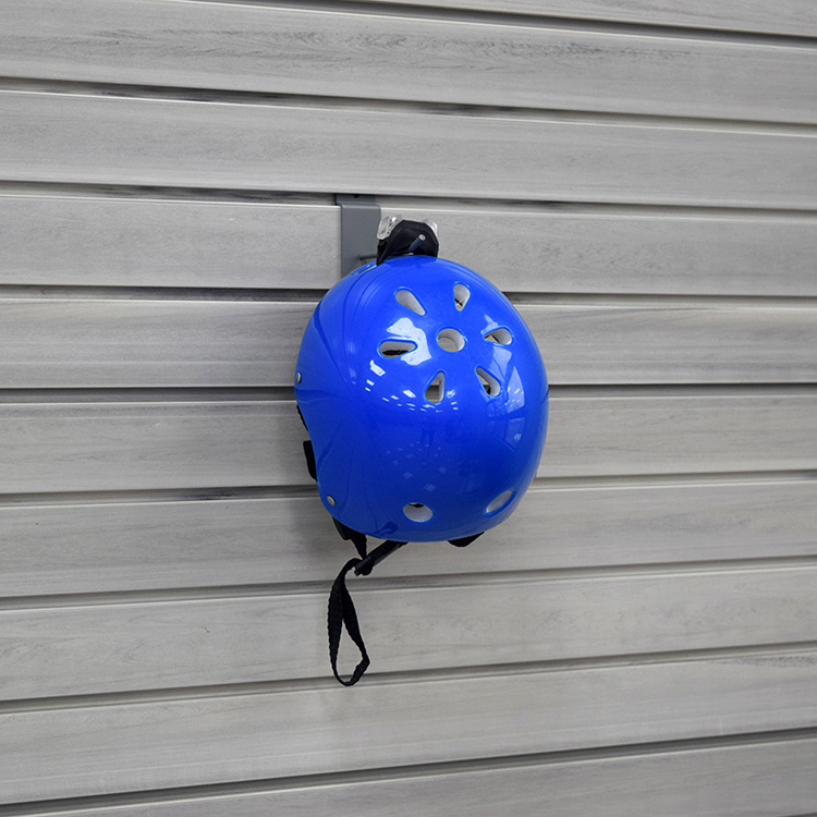 Ganchos de supermercado Slatwall de metal para supermercado que penduram gancho de chapeamento de exibição de mercadorias 